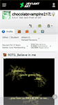 Mobile Screenshot of chocolatevampire217.deviantart.com