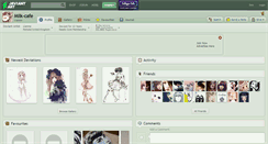 Desktop Screenshot of milk-cafe.deviantart.com