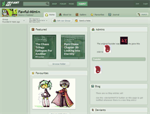 Tablet Screenshot of fawful-mimi.deviantart.com