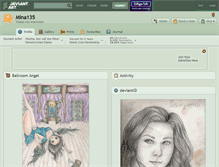 Tablet Screenshot of mina135.deviantart.com