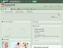 Tablet Screenshot of princess-ai-club.deviantart.com