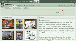 Desktop Screenshot of centurion13.deviantart.com
