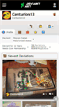 Mobile Screenshot of centurion13.deviantart.com