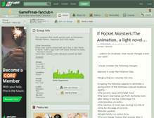 Tablet Screenshot of gamefreak-fanclub.deviantart.com