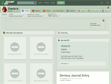 Tablet Screenshot of charla16.deviantart.com