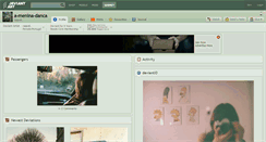 Desktop Screenshot of a-menina-danca.deviantart.com