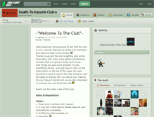 Tablet Screenshot of death-to-kasumi-club.deviantart.com