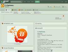 Tablet Screenshot of cj-darkness.deviantart.com