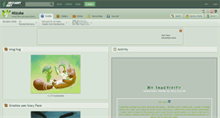 Desktop Screenshot of mizuka.deviantart.com