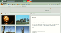 Desktop Screenshot of hemily.deviantart.com