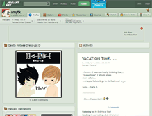 Tablet Screenshot of amytk.deviantart.com