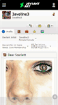 Mobile Screenshot of 3aveline3.deviantart.com