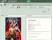 Tablet Screenshot of jets.deviantart.com