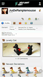 Mobile Screenshot of jusdepamplemousse.deviantart.com