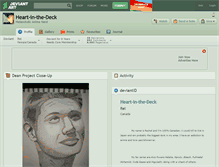Tablet Screenshot of heart-in-the-deck.deviantart.com