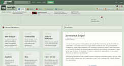Desktop Screenshot of nearlight.deviantart.com