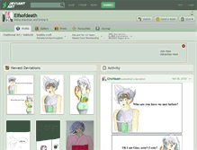Tablet Screenshot of elfsofdeath.deviantart.com