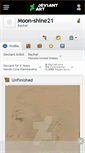 Mobile Screenshot of moon-shine21.deviantart.com