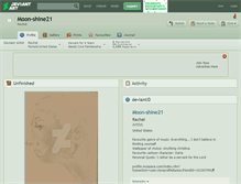 Tablet Screenshot of moon-shine21.deviantart.com