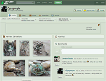 Tablet Screenshot of gypsywrytr.deviantart.com