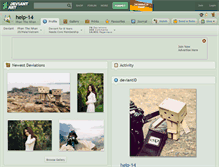 Tablet Screenshot of help-14.deviantart.com