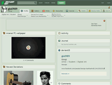 Tablet Screenshot of gio0989.deviantart.com