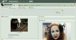 Desktop Screenshot of defective-girl.deviantart.com