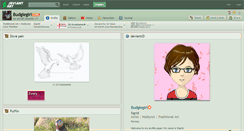 Desktop Screenshot of budgiegirl.deviantart.com