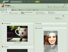 Tablet Screenshot of clergna.deviantart.com
