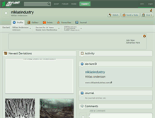 Tablet Screenshot of niklasindustry.deviantart.com