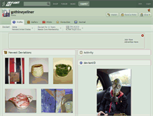 Tablet Screenshot of gothineyeliner.deviantart.com
