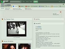Tablet Screenshot of e-m0ti0n.deviantart.com