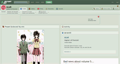 Desktop Screenshot of mjxr.deviantart.com