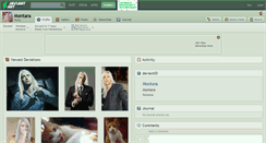 Desktop Screenshot of montara.deviantart.com