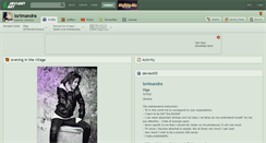 Desktop Screenshot of lorimandra.deviantart.com