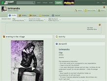 Tablet Screenshot of lorimandra.deviantart.com