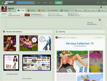 Tablet Screenshot of nyro1.deviantart.com