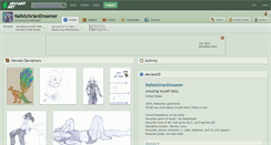 Desktop Screenshot of nafetchriandreamer.deviantart.com