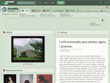 Tablet Screenshot of amadahy.deviantart.com