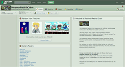 Desktop Screenshot of pokemonrebirthclub.deviantart.com