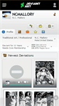 Mobile Screenshot of ncmallory.deviantart.com