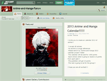 Tablet Screenshot of anime-and-manga-fans.deviantart.com