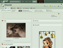 Tablet Screenshot of eisfuechsin.deviantart.com