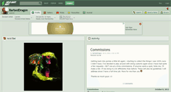 Desktop Screenshot of barbeddragon.deviantart.com