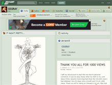 Tablet Screenshot of gsgray.deviantart.com