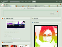 Tablet Screenshot of l-tron.deviantart.com