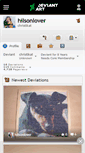 Mobile Screenshot of hilsonlover.deviantart.com