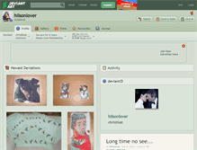 Tablet Screenshot of hilsonlover.deviantart.com