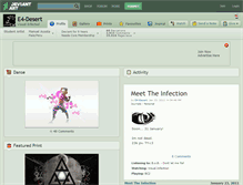 Tablet Screenshot of e4-desert.deviantart.com