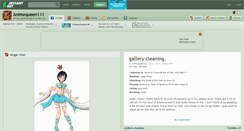 Desktop Screenshot of animequeen111.deviantart.com